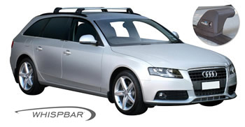 Audi A4 wagon Yakima Whispbar  roof racks